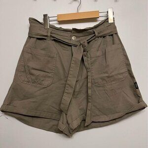 Silver Jeans High Waist Cargo Shorts